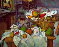 Cezanne, Paul - Vessels, Basket and Fruit (The Kitchen Table)